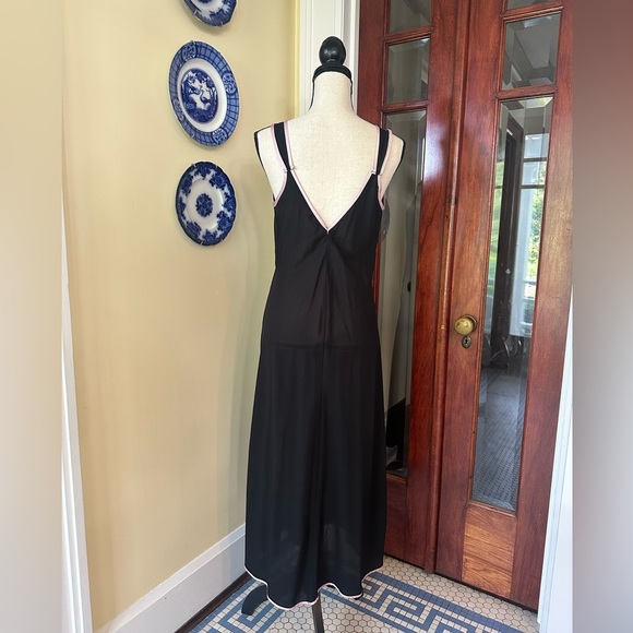 Oscar de la Renta | Pink Label Maxi Slip Dress & Dressing Robe Set, Size S - Picture 8 of 16